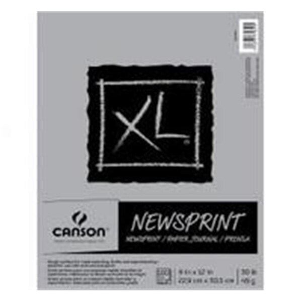 Canson 18 x 24 in. XL Newsprint Drawing Pad 100 Sheets 100510966 - main